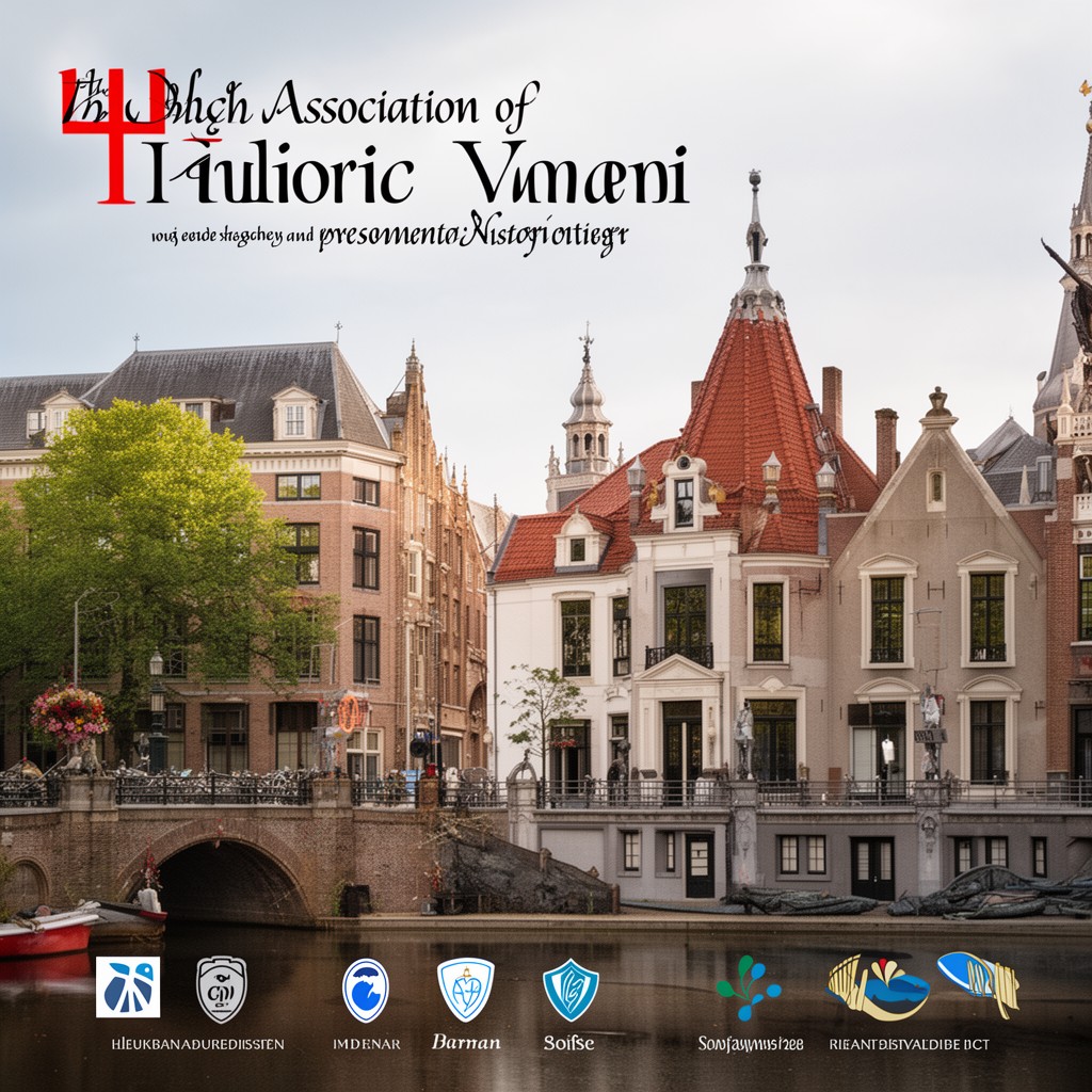 AI-generated illustration of Dutch Association of Historic Cities