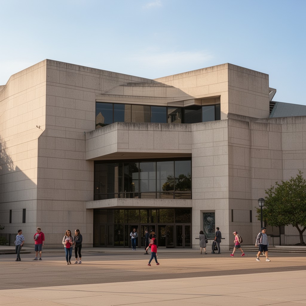 AI-generated illustration of Kimbell Art Museum