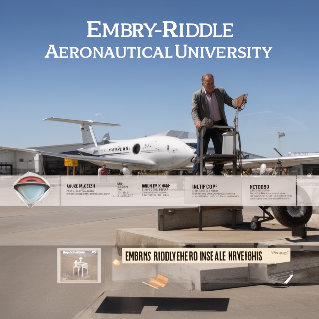 AI-generated illustration of Embry–Riddle Aeronautical University