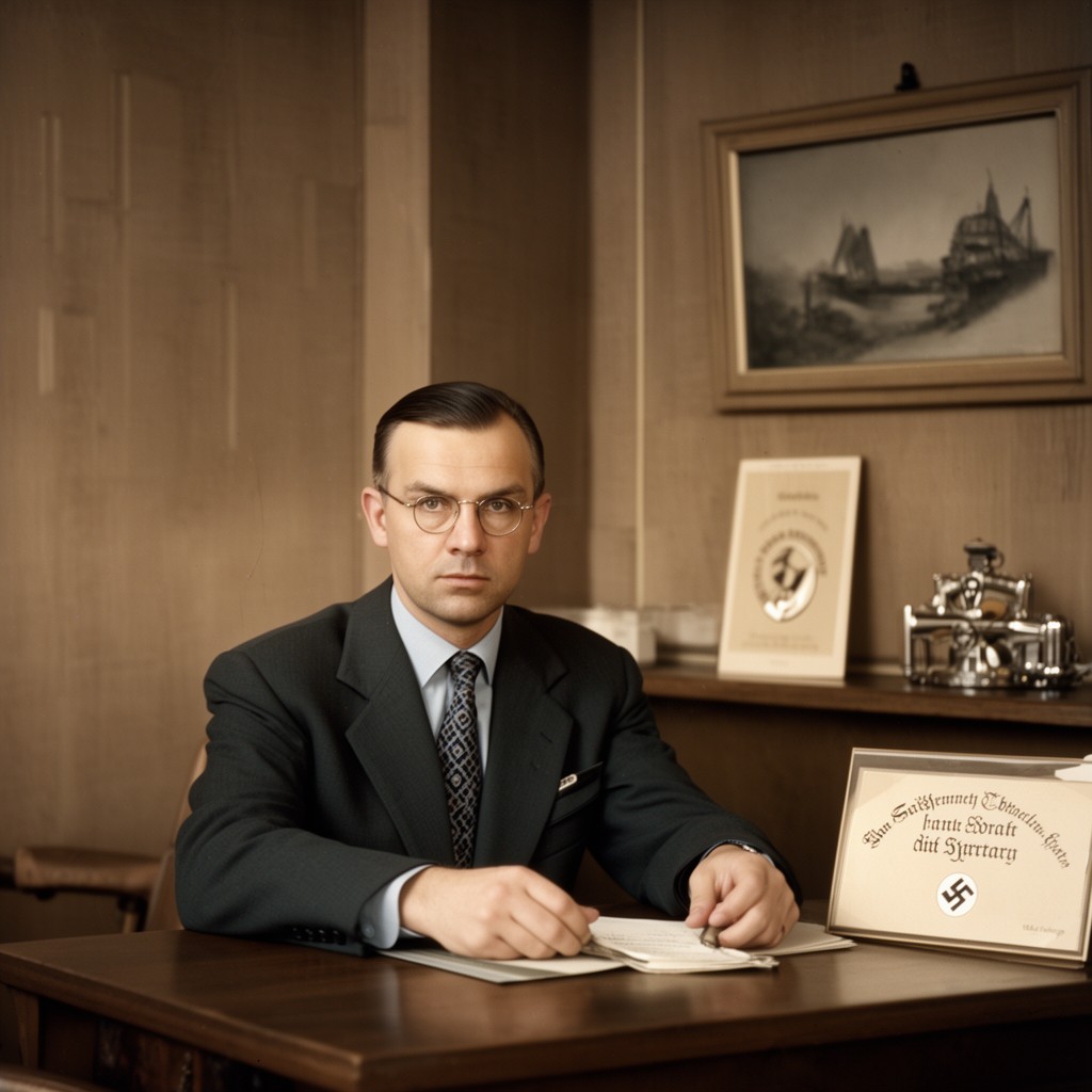 AI-generated illustration of State Secretary in the Party Chancellery