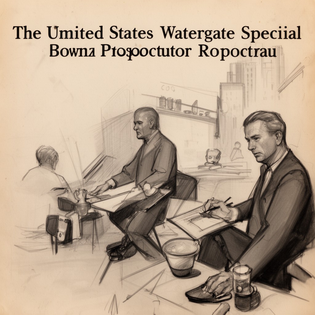 AI-generated illustration of United States Watergate Special Prosecutor