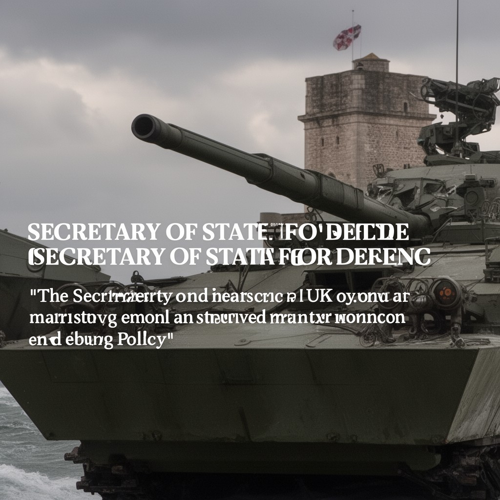 AI-generated illustration of Secretary of State for Defence