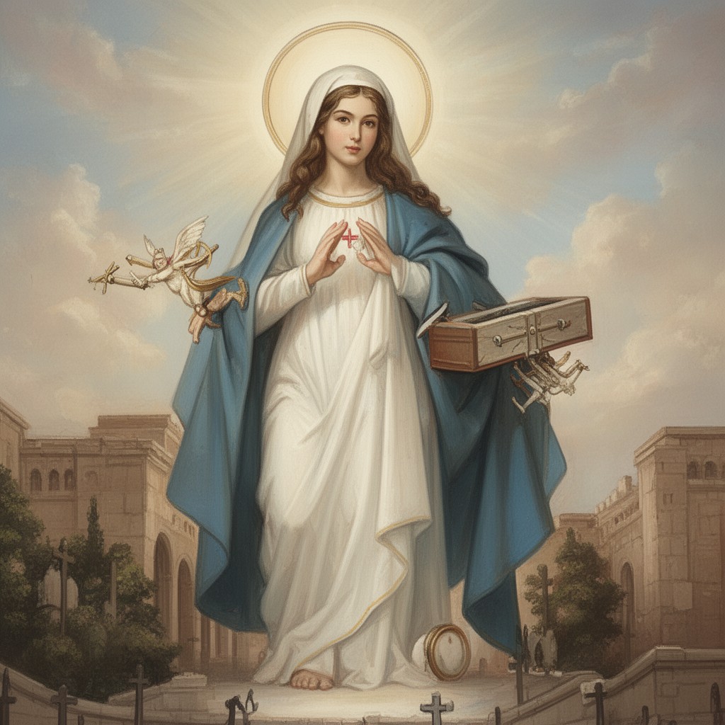 AI-generated illustration of Mother of the Church