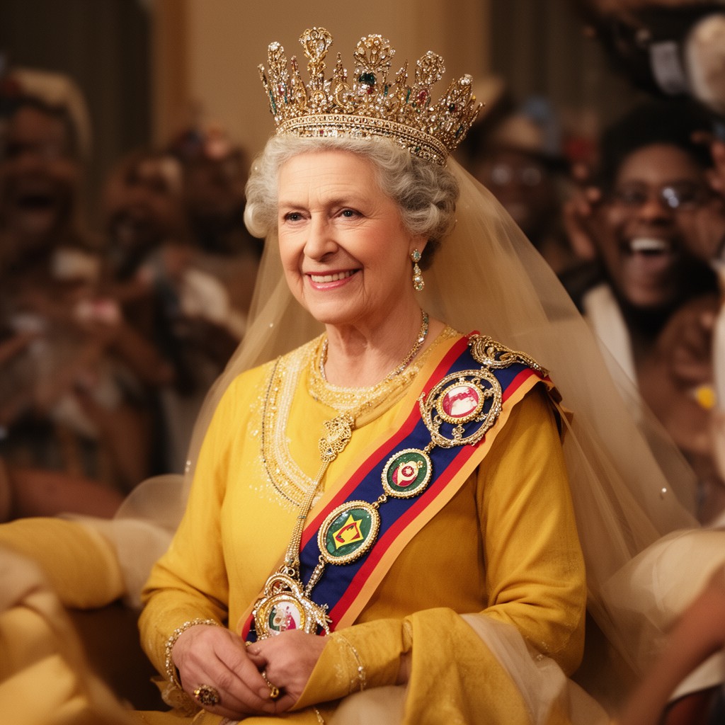 AI-generated illustration of Queen of Jamaica