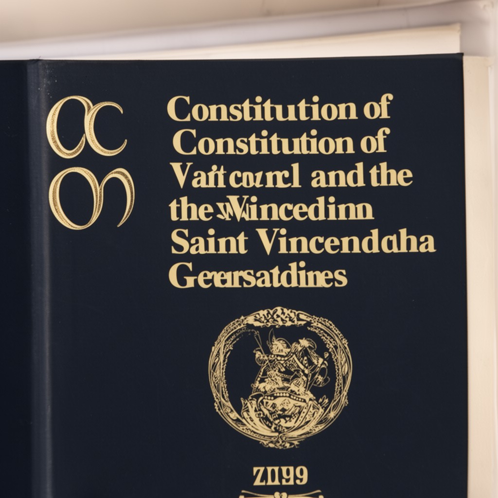 AI-generated illustration of Constitution of Saint Vincent and the Grenadines