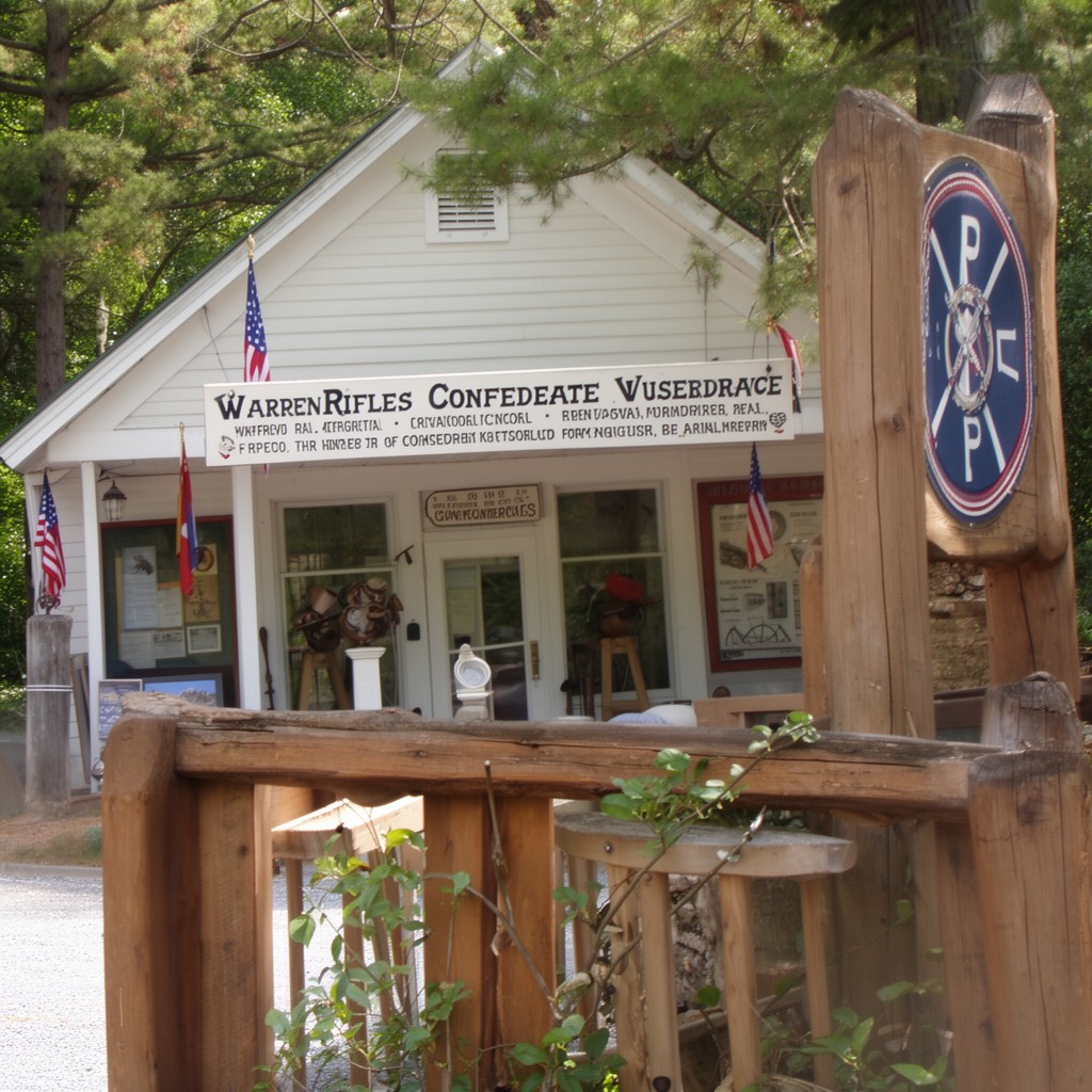 AI-generated illustration of Warren Rifles Confederate Museum