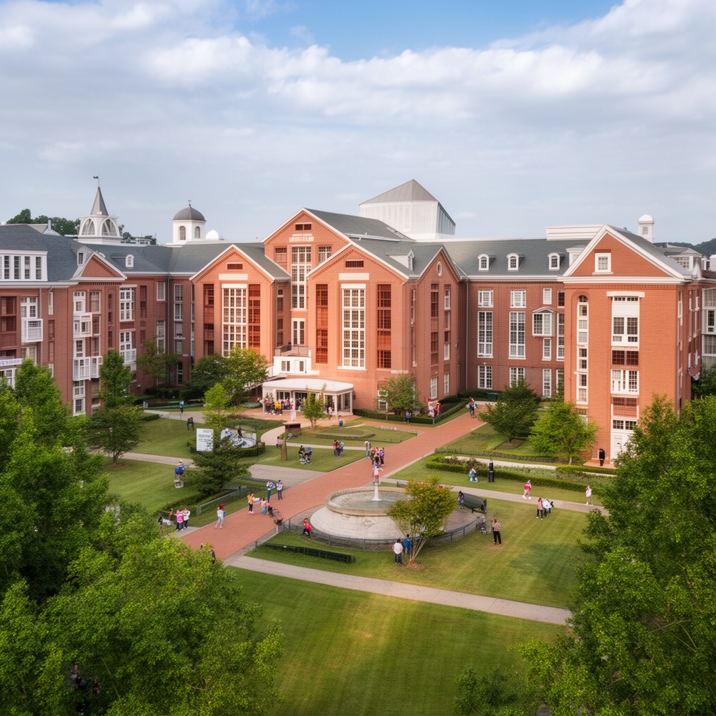 AI-generated illustration of Winchester main campus