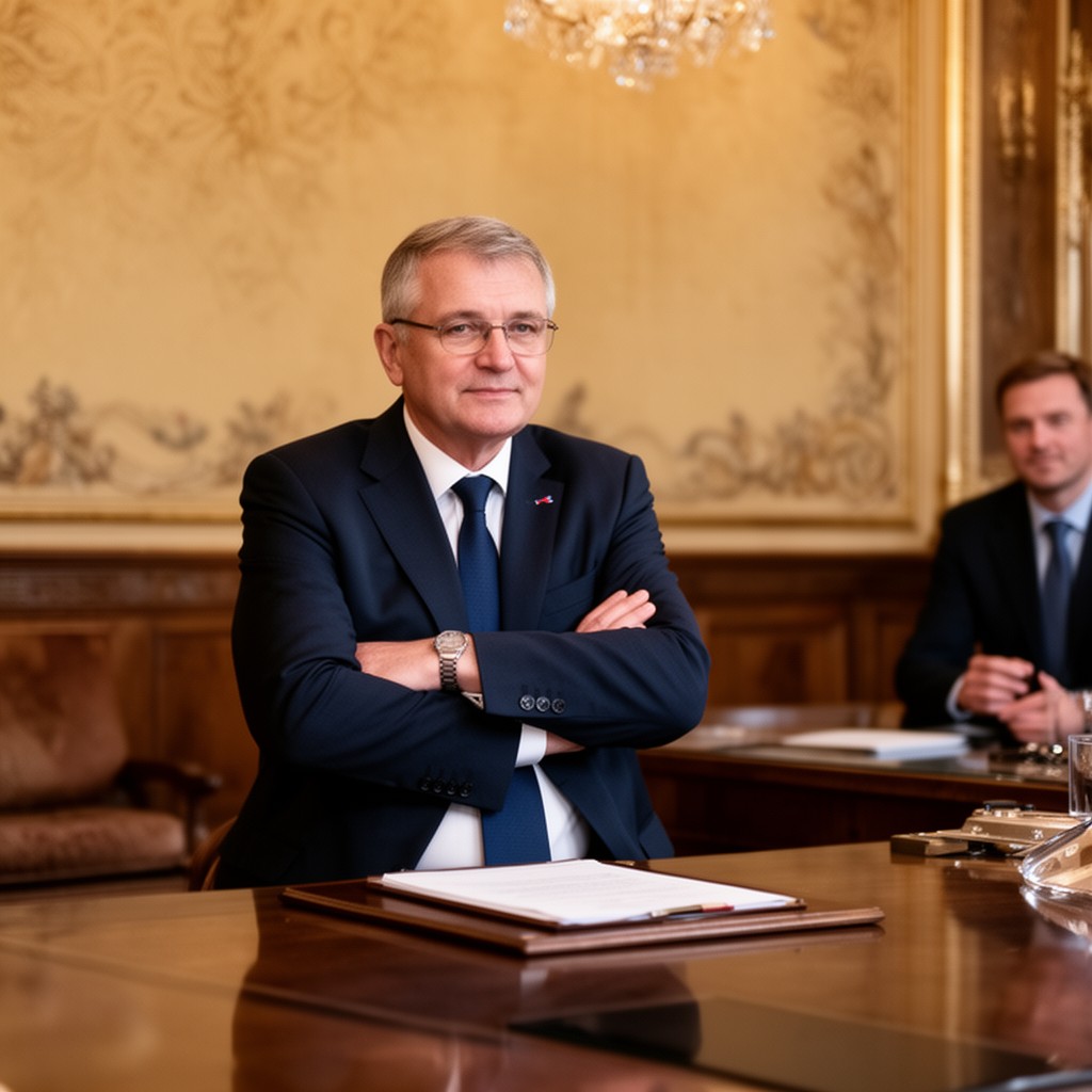 AI-generated illustration of President of the Czech Republic