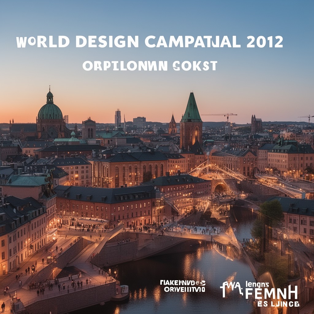 AI-generated illustration of World Design Capital 2012