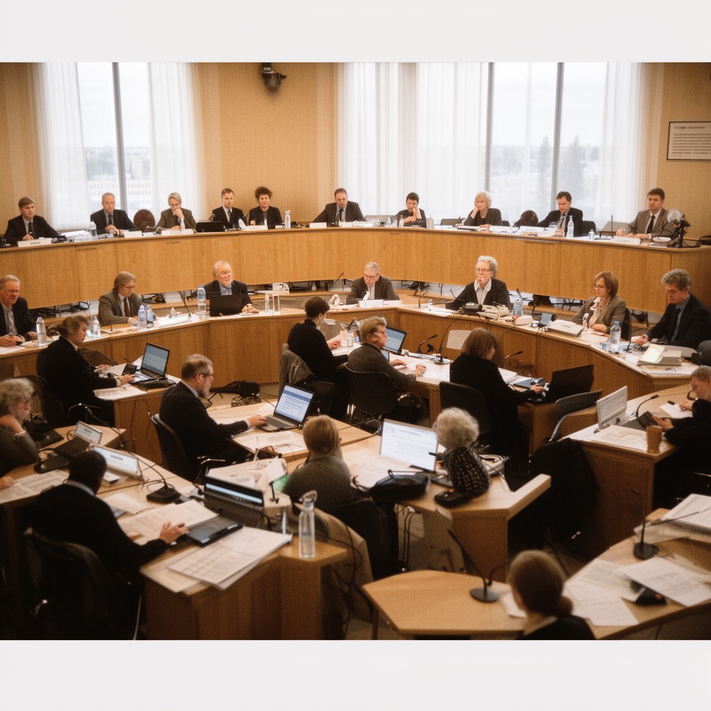 AI-generated illustration of Helsinki City Council