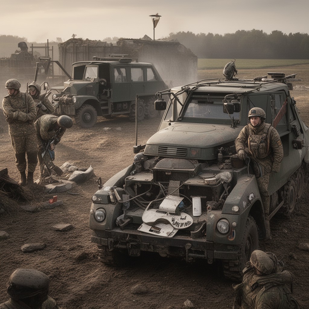 AI-generated illustration of Royal Engineers