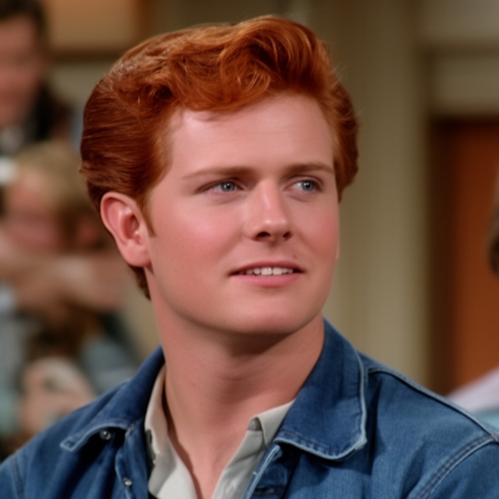 AI-generated illustration of Richie Cunningham – Ron Howard