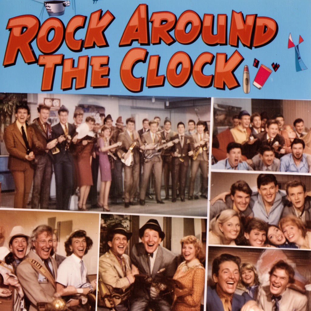 AI-generated illustration of "Rock Around the Clock" (early seasons)