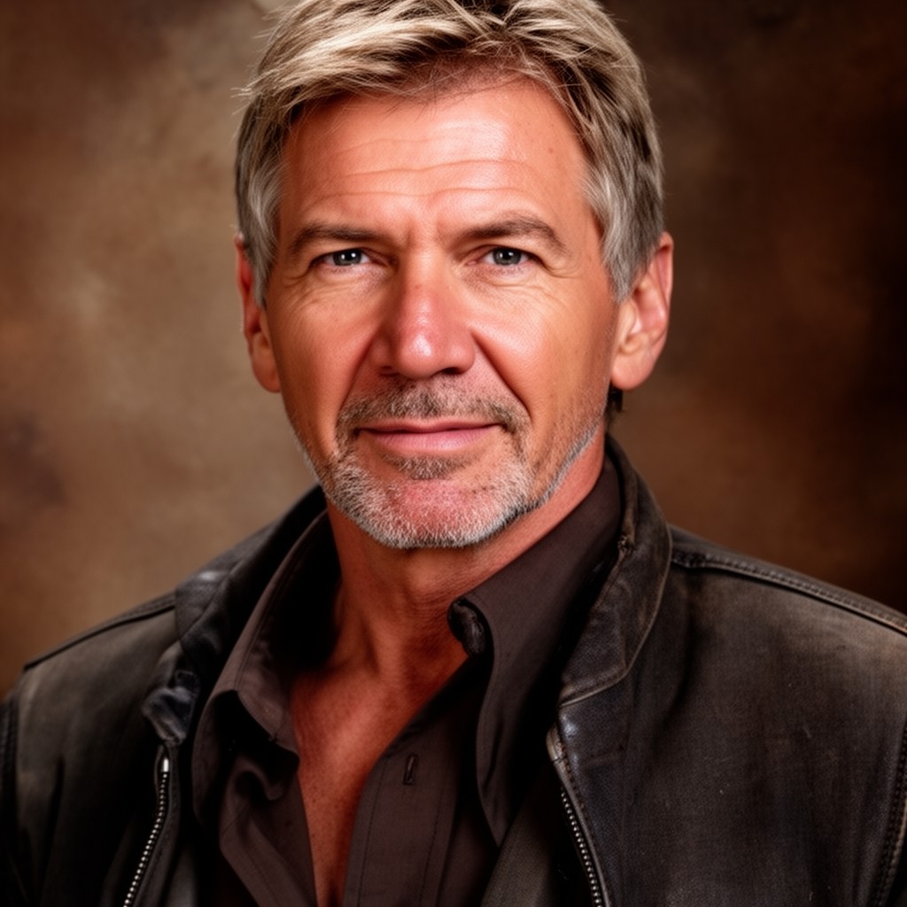 AI-generated illustration of Harrison Ford
