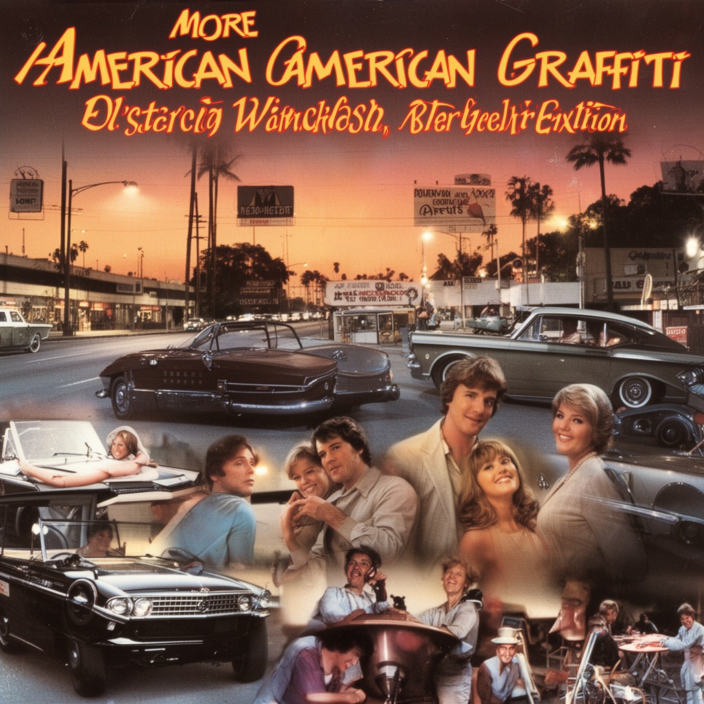 AI-generated illustration of More American Graffiti