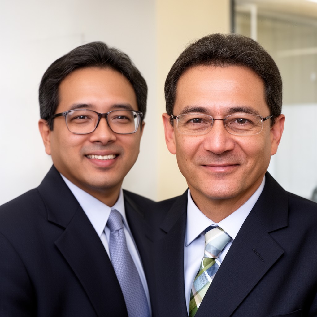 AI-generated illustration of MIT senior vice presidents