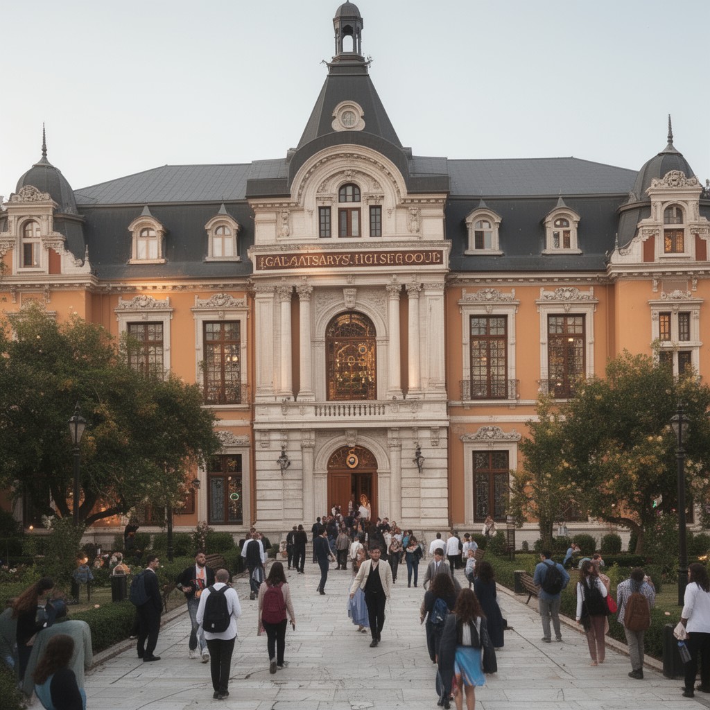 AI-generated illustration of Galatasaray High School