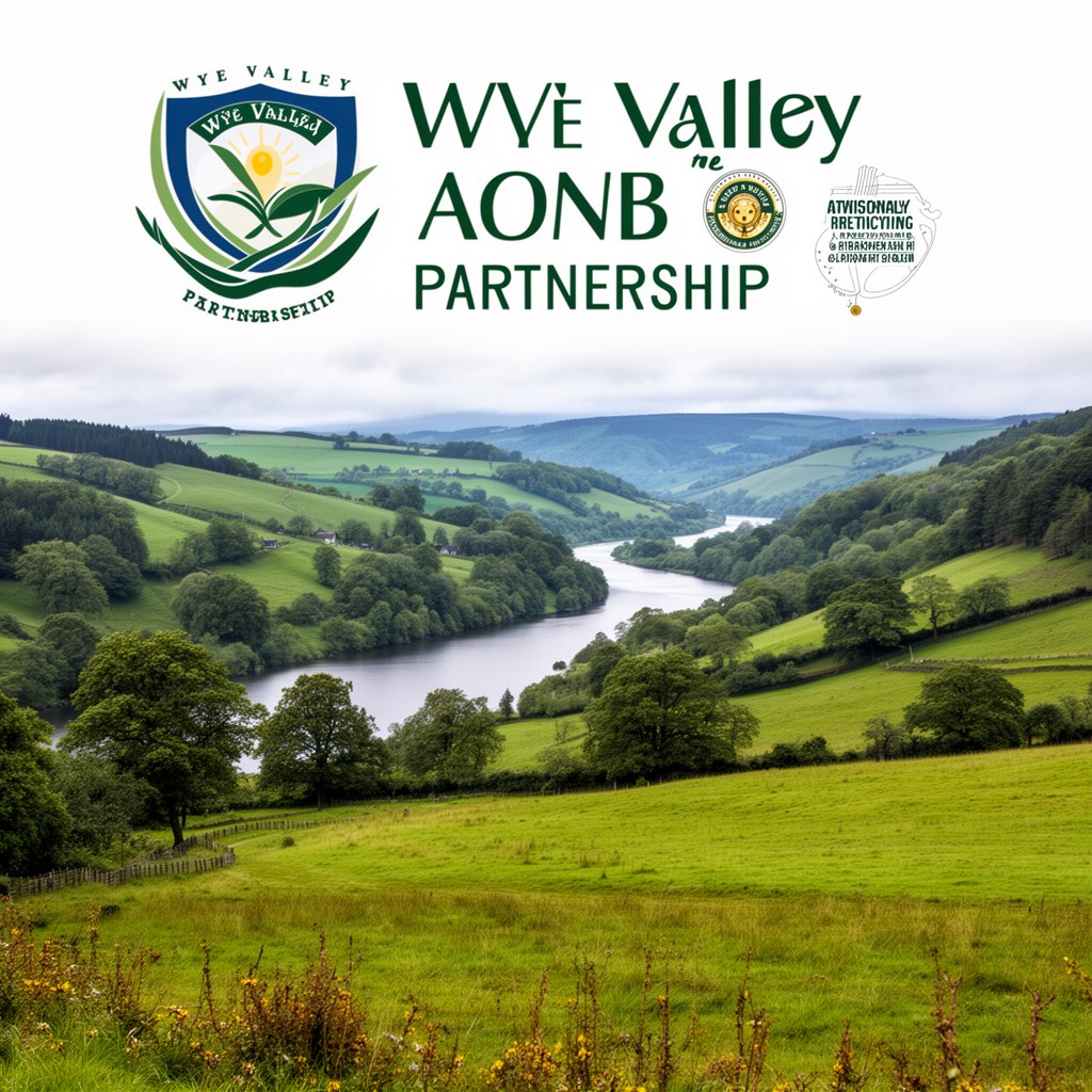 AI-generated illustration of Wye Valley AONB Partnership