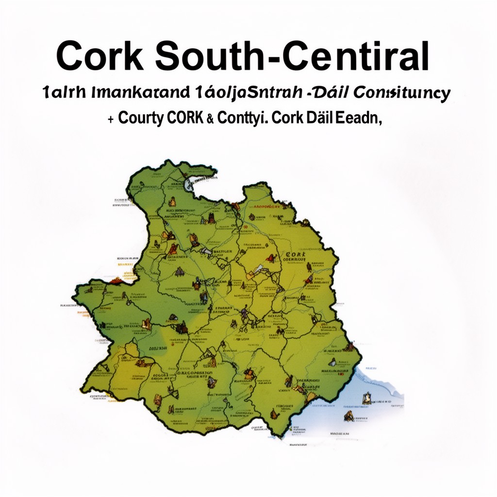 AI-generated illustration of Cork South-Central Dáil constituency