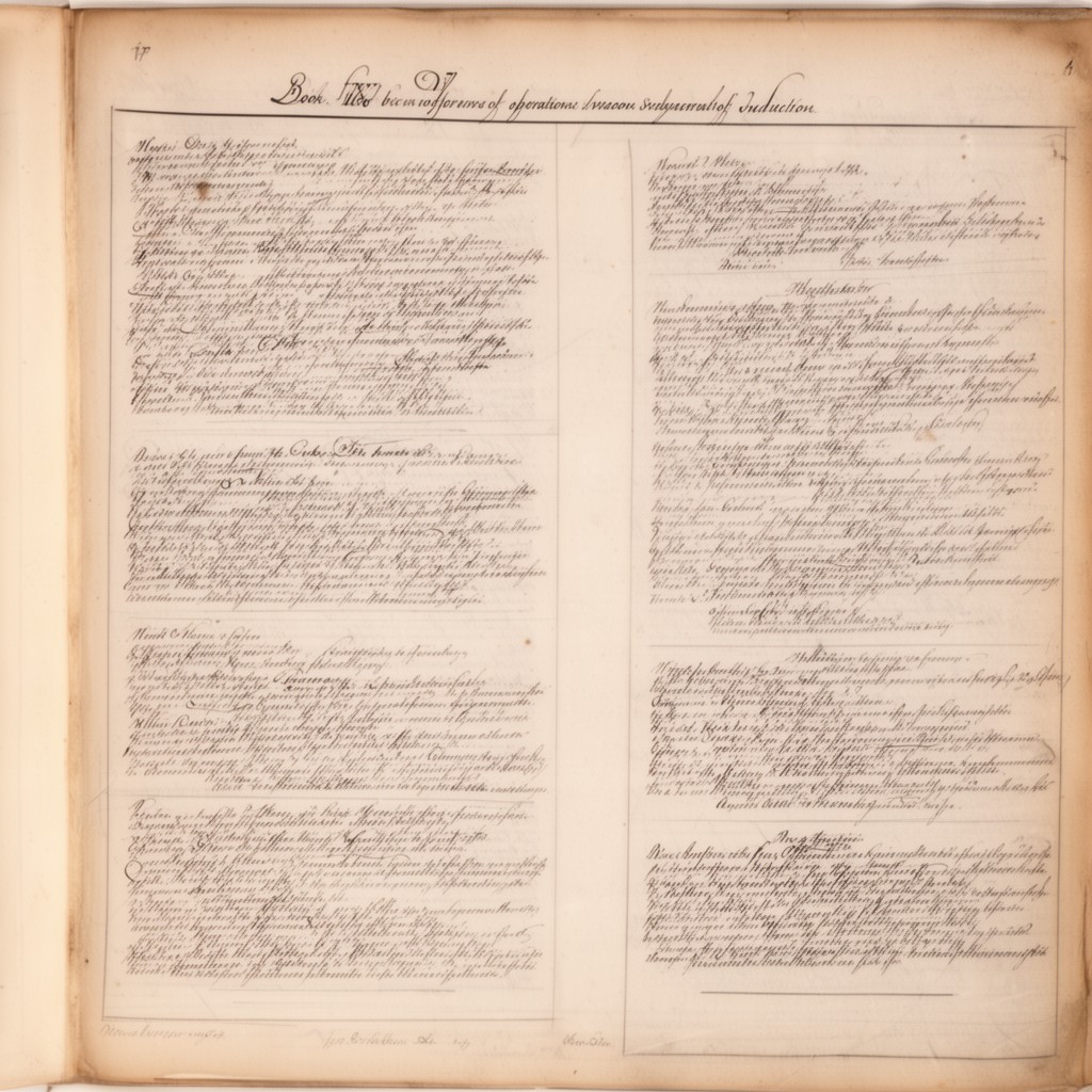 AI-generated illustration of Book IV: Of Operations Subsidiary to Induction