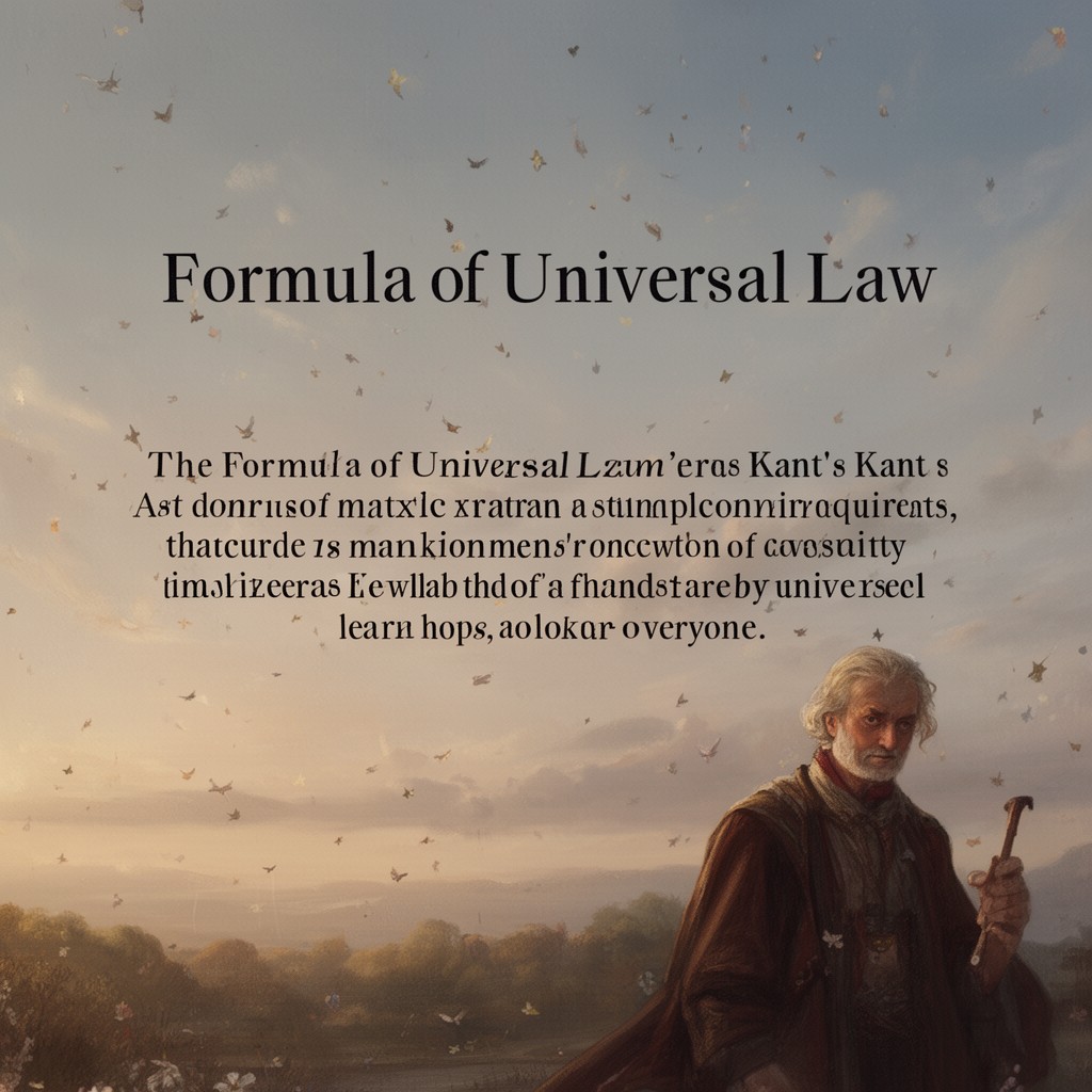 AI-generated illustration of Formula of Universal Law