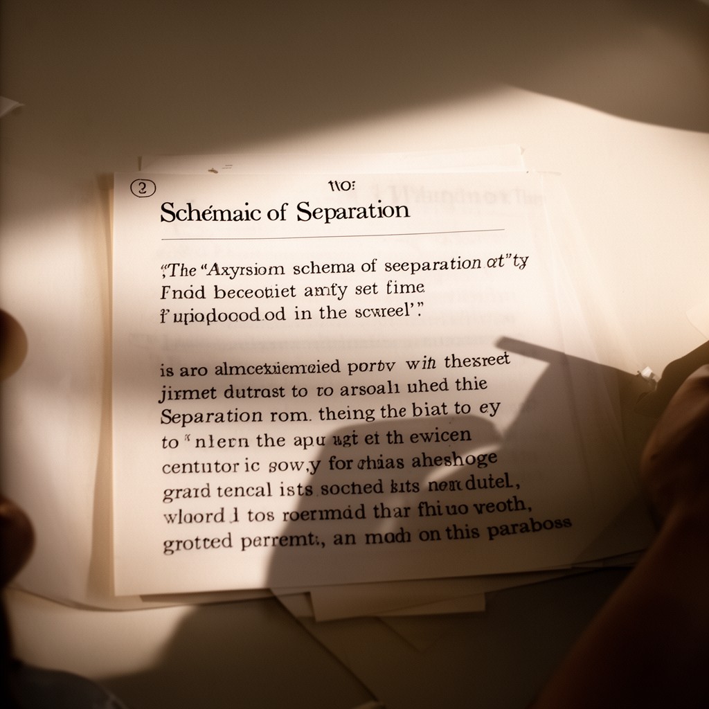 AI-generated illustration of axiom schema of separation