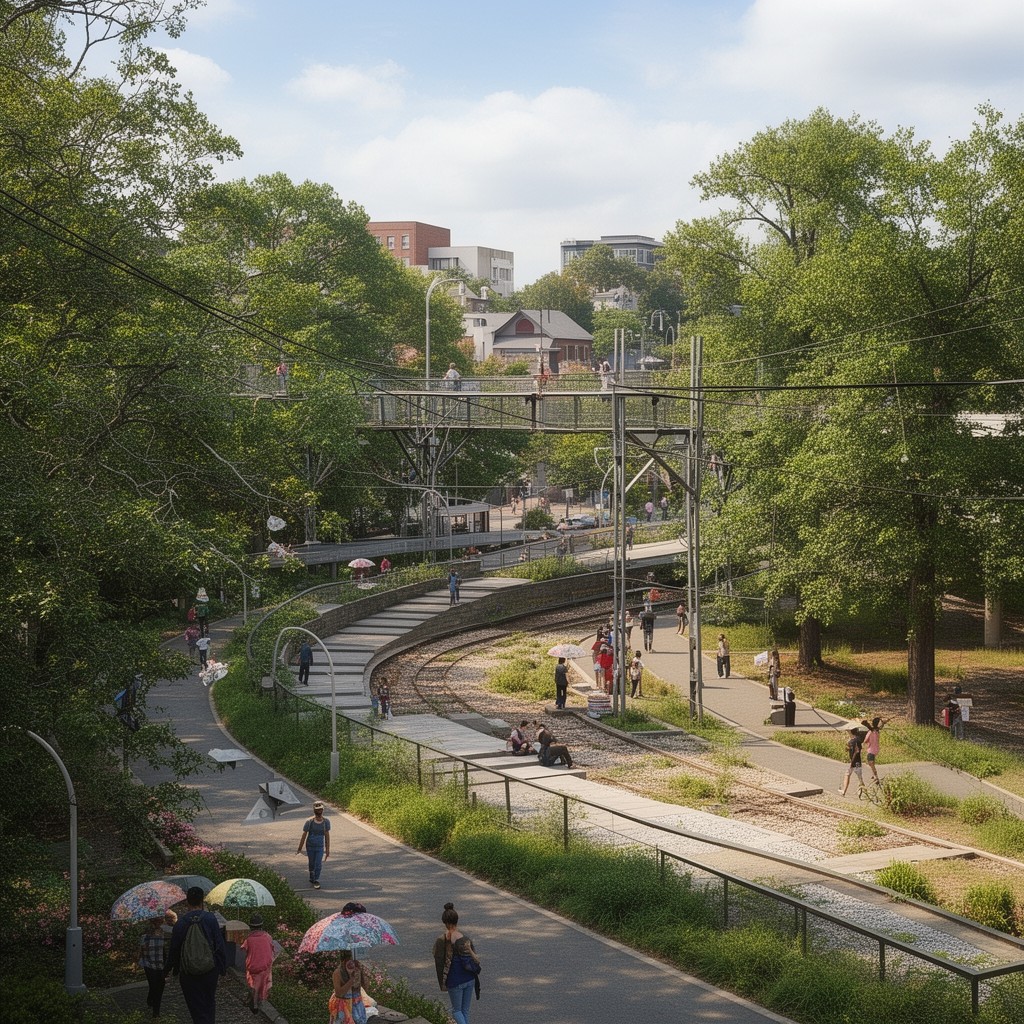 AI-generated illustration of Inman Park connections