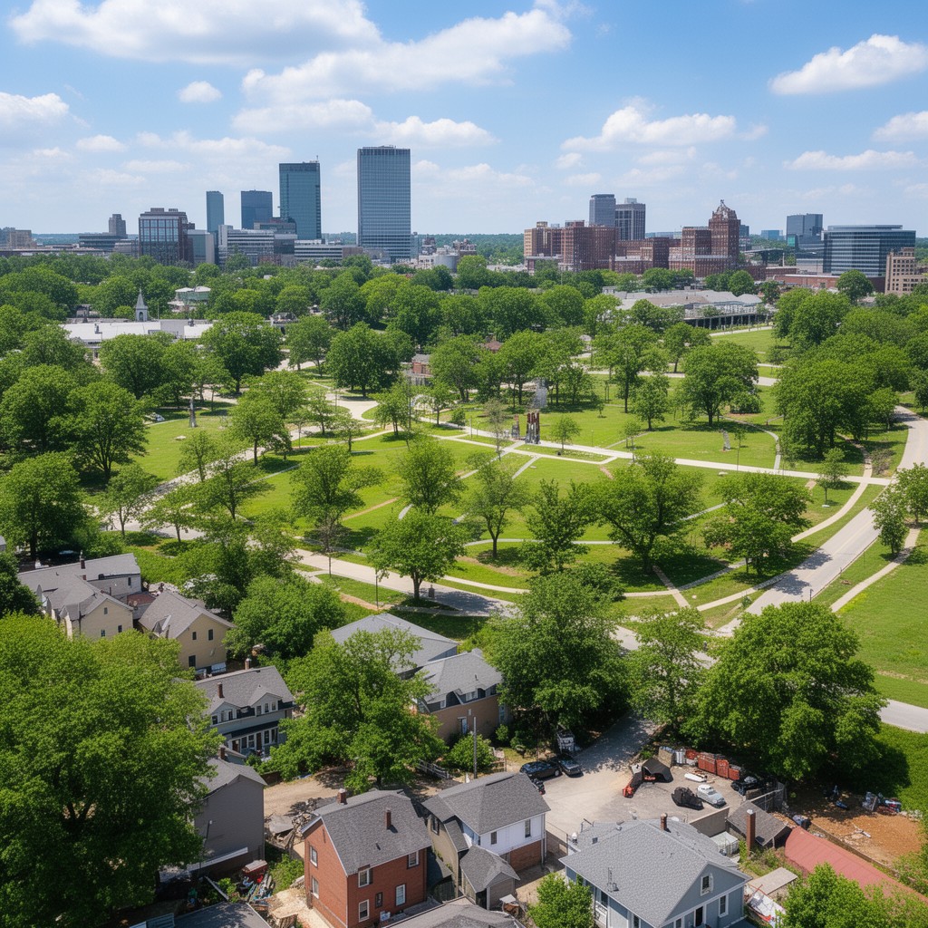 AI-generated illustration of Grant Park connections