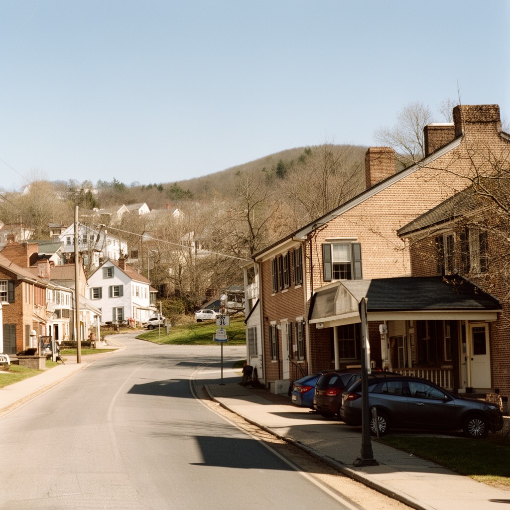 AI-generated illustration of Kinderhook (village), New York