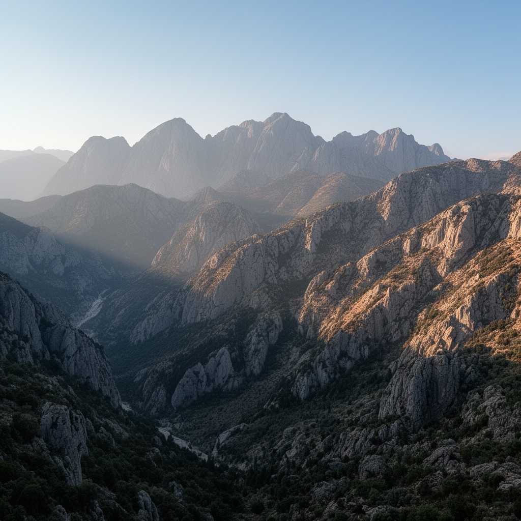 AI-generated illustration of Dikti Mountains
