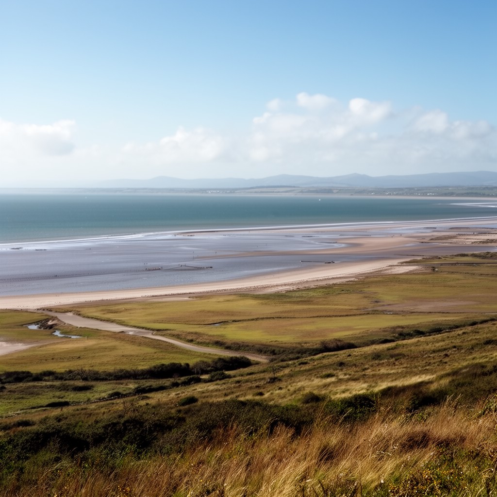 AI-generated illustration of Solway Coast Area of Outstanding Natural Beauty