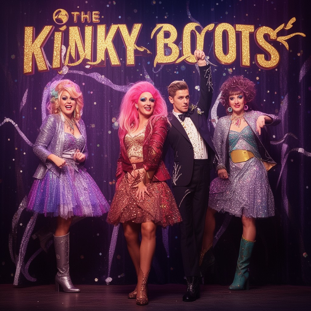 AI-generated illustration of Kinky Boots