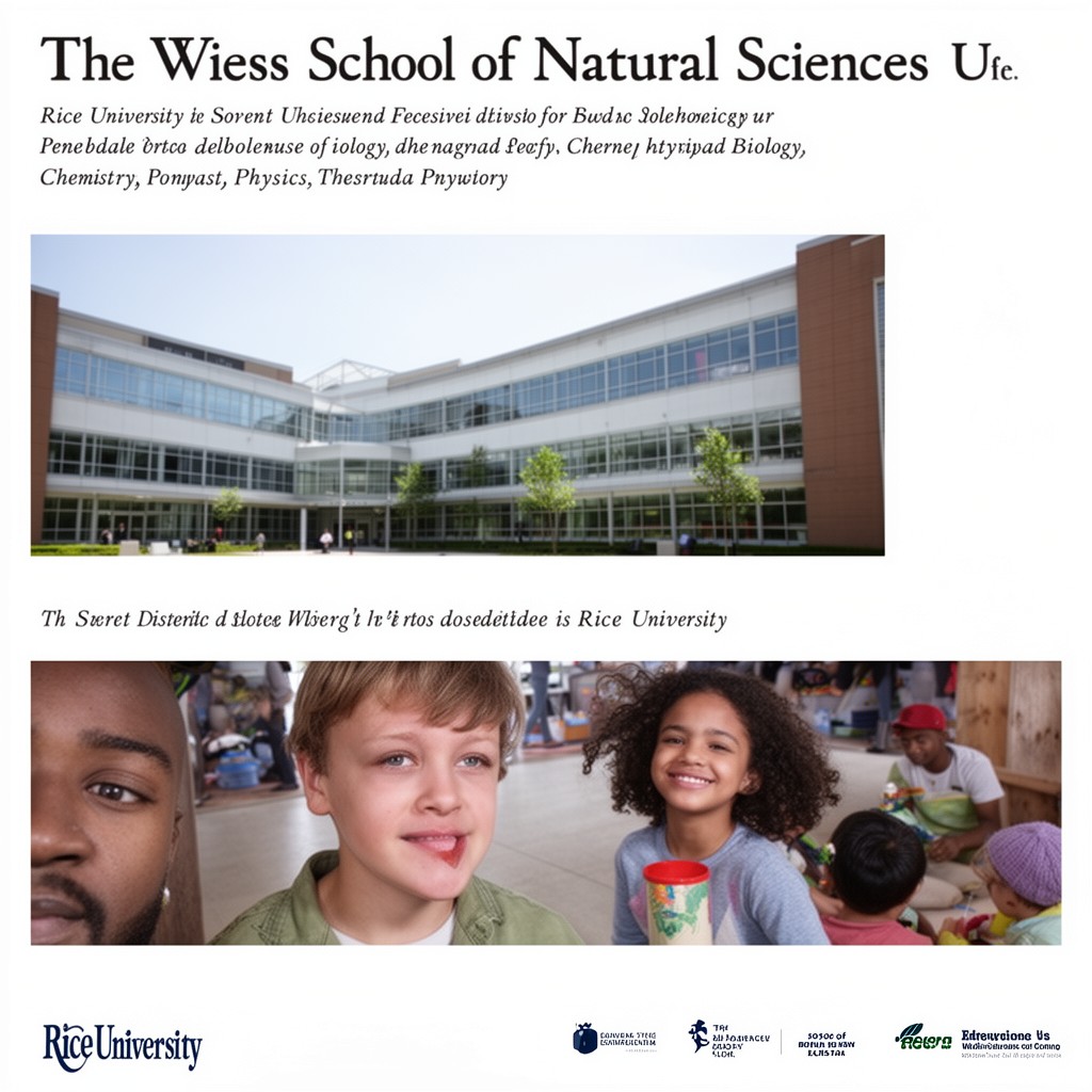 AI-generated illustration of Wiess School of Natural Sciences