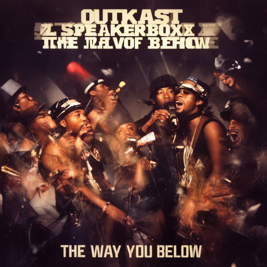 AI-generated illustration of Outkast – Speakerboxxx/The Love Below