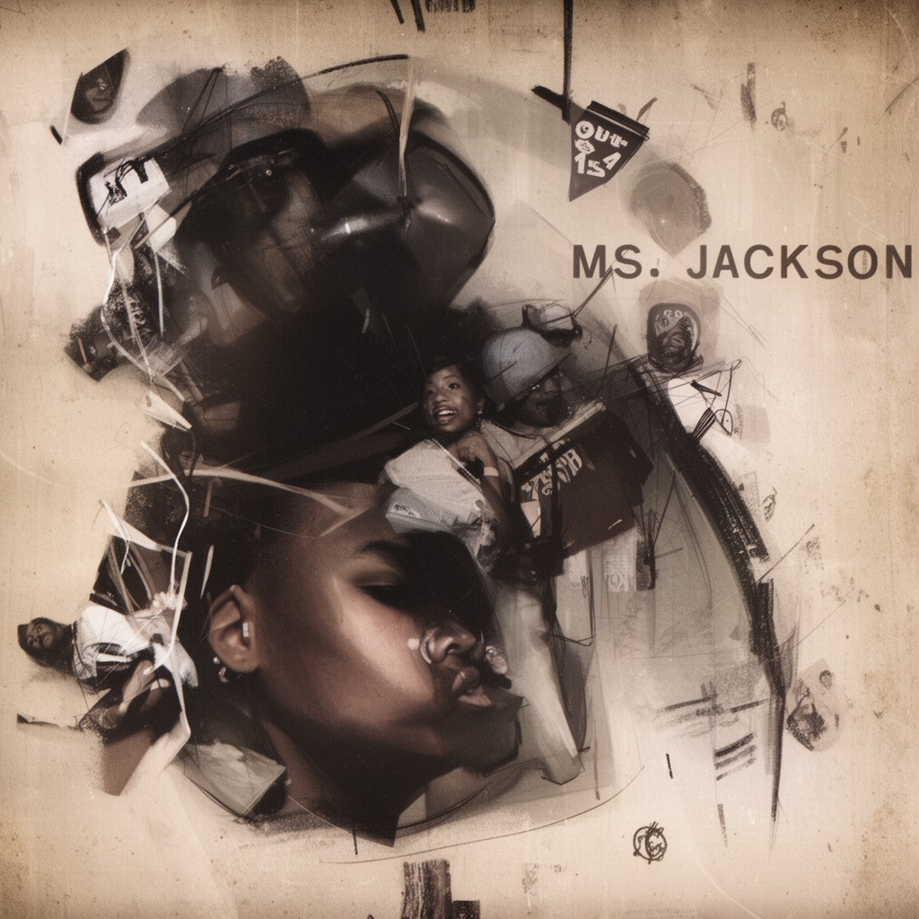AI-generated illustration of Song "Ms. Jackson"