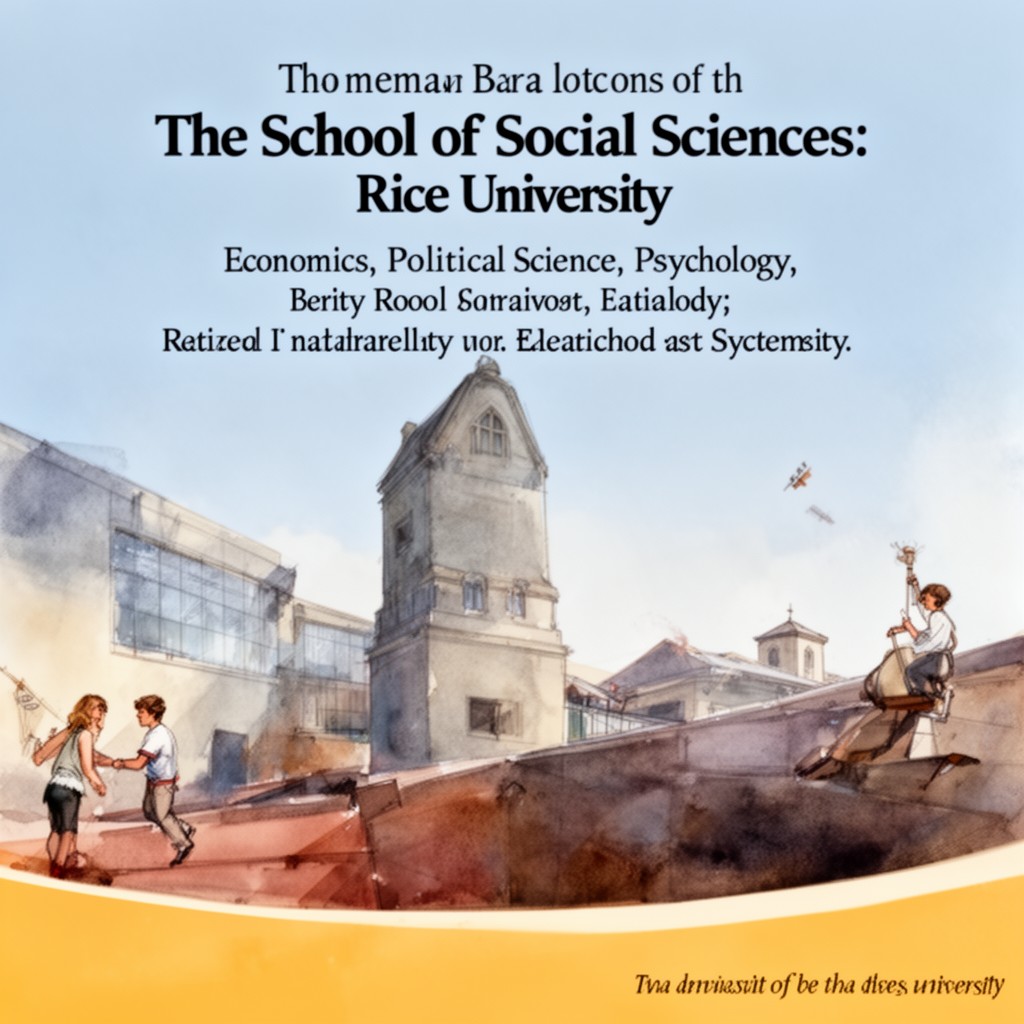 AI-generated illustration of School of Social Sciences