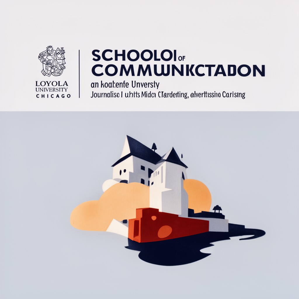 AI-generated illustration of School of Communication