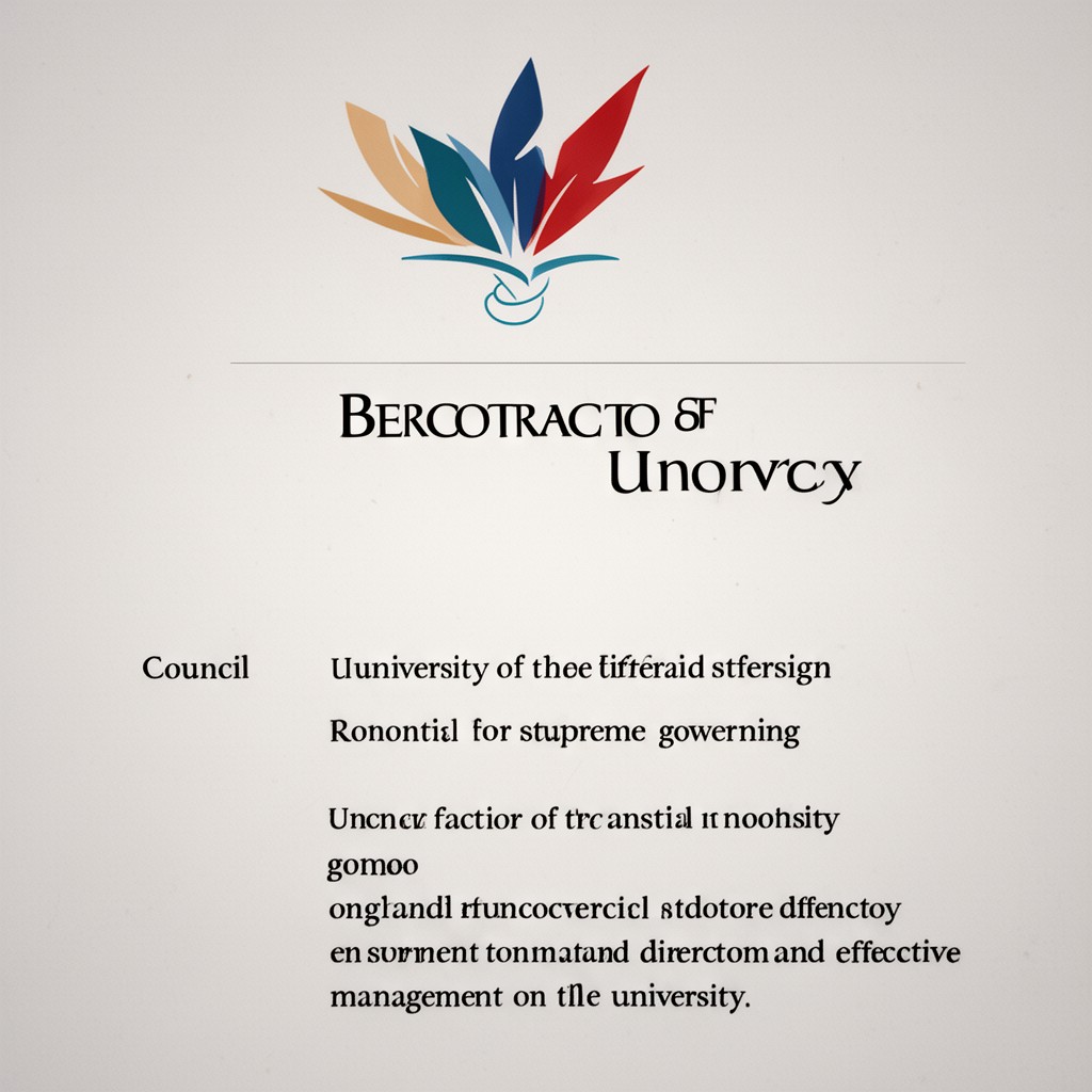 AI-generated illustration of Council of the University of Sheffield