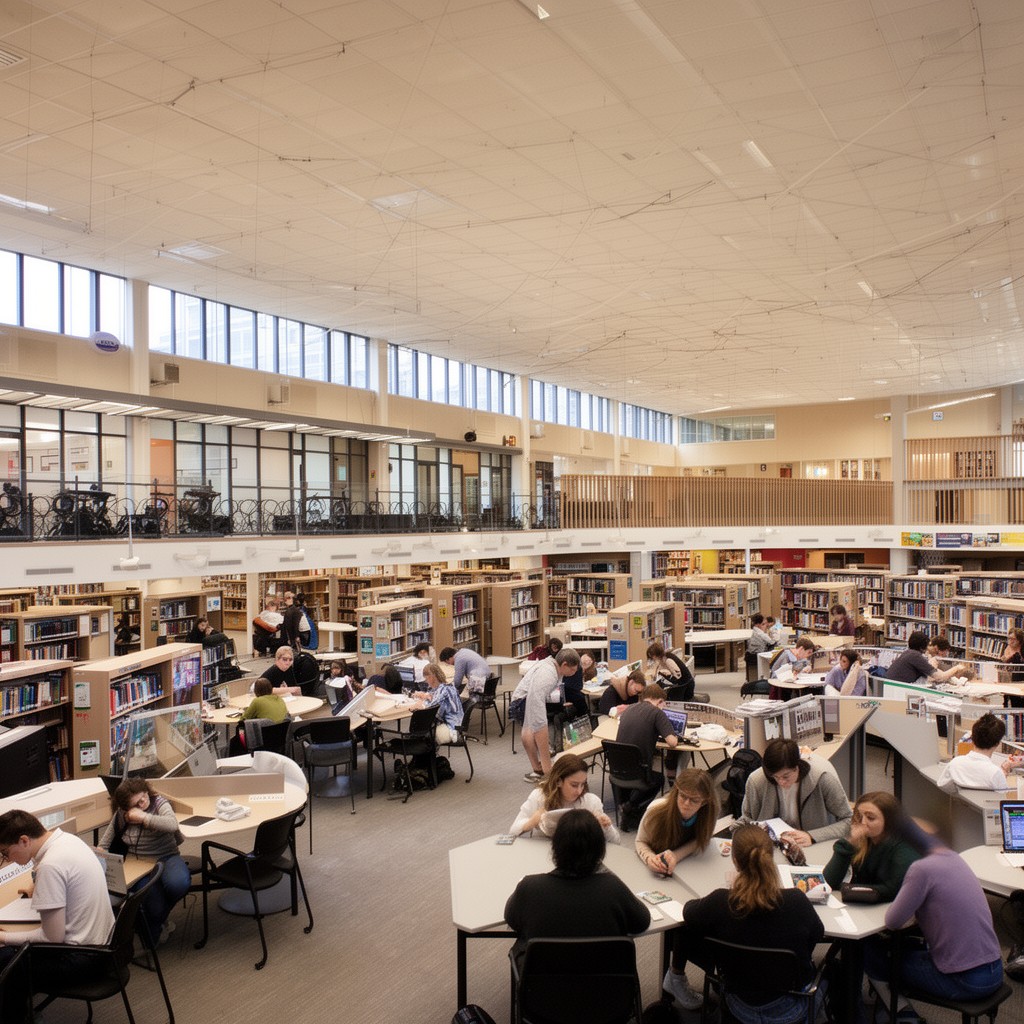AI-generated illustration of Information Commons