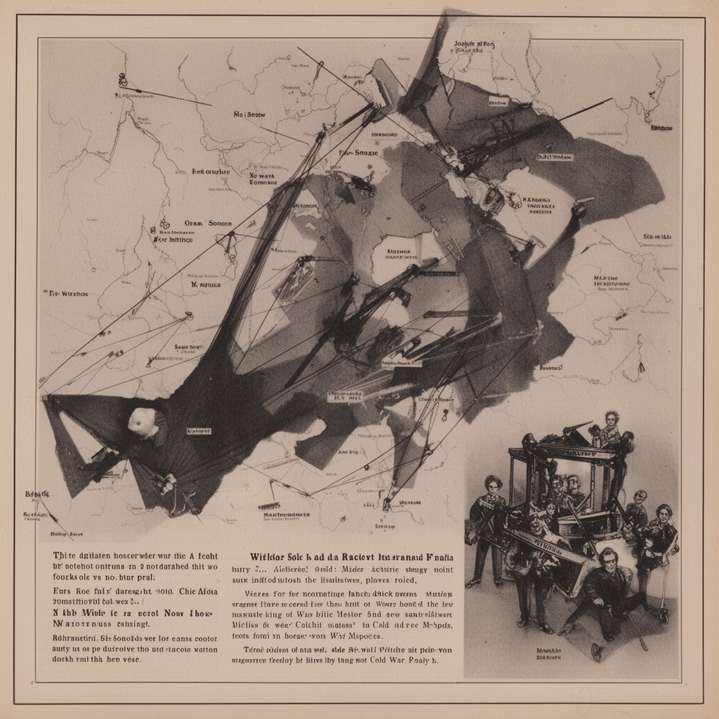 AI-generated illustration of Cold War rhetoric
