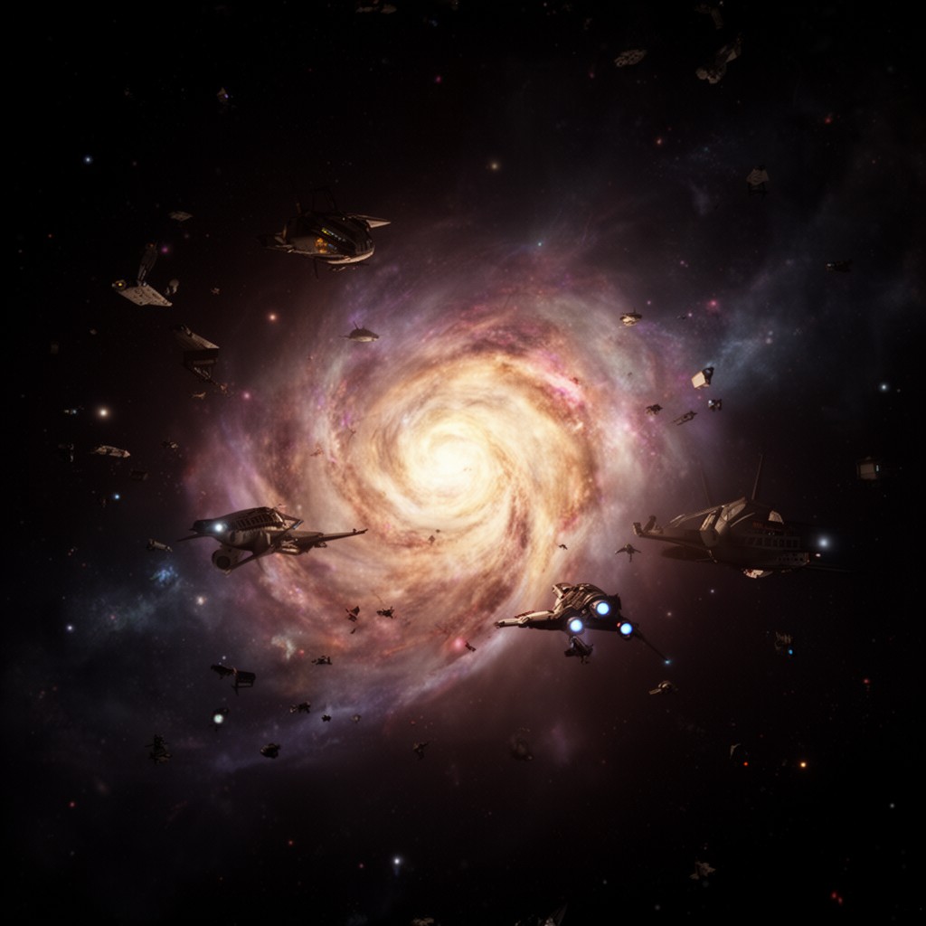 AI-generated illustration of Betelgeuse Five