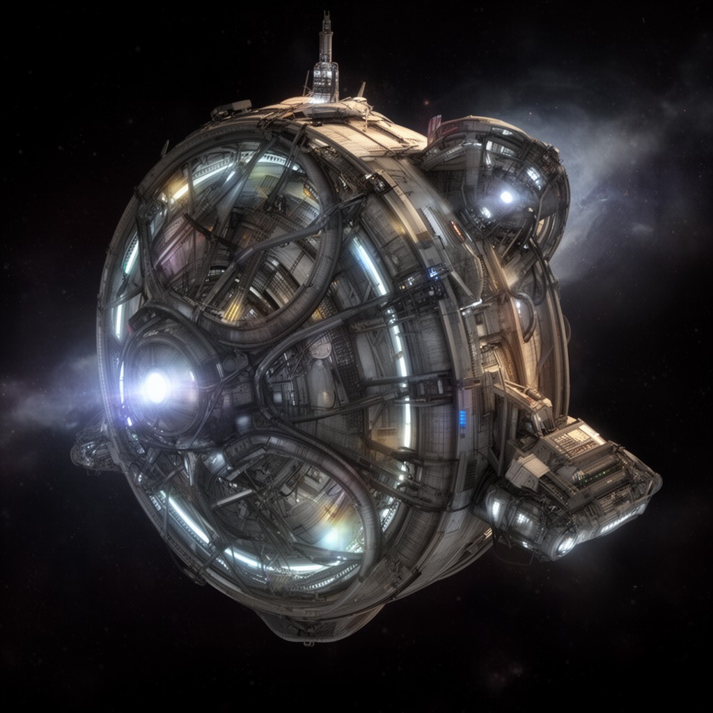 AI-generated illustration of Infinite Improbability Drive
