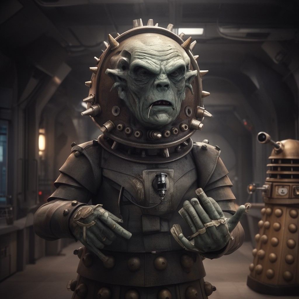 AI-generated illustration of Davros