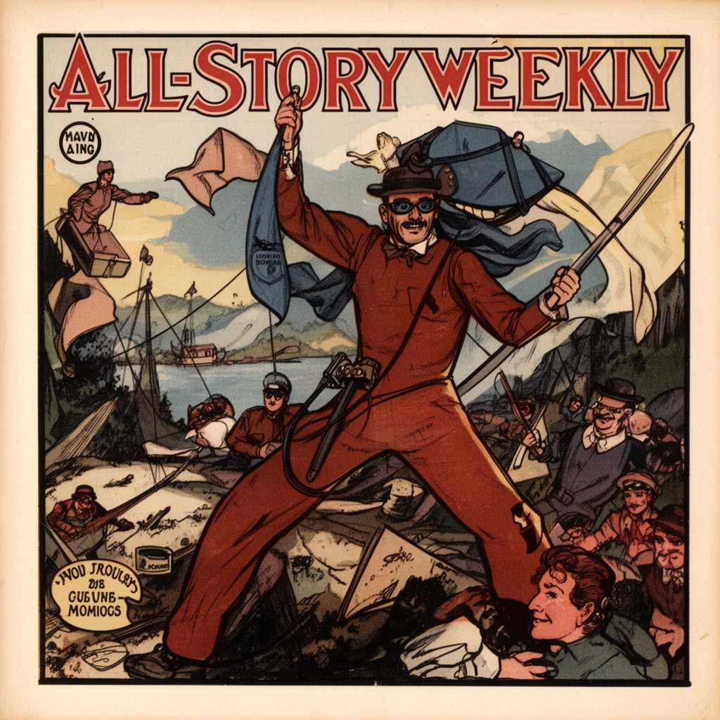 AI-generated illustration of All-Story Weekly