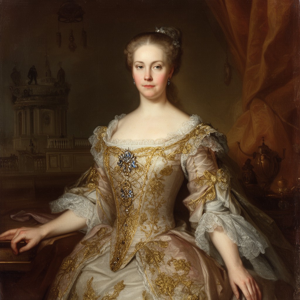 AI-generated illustration of Tsarina Elizabeth of Russia