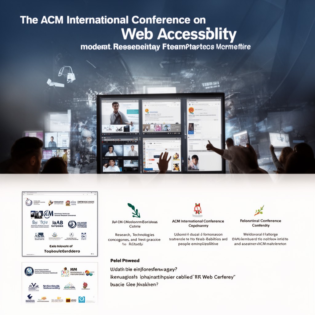 AI-generated illustration of ACM International Conference on Web Accessibility