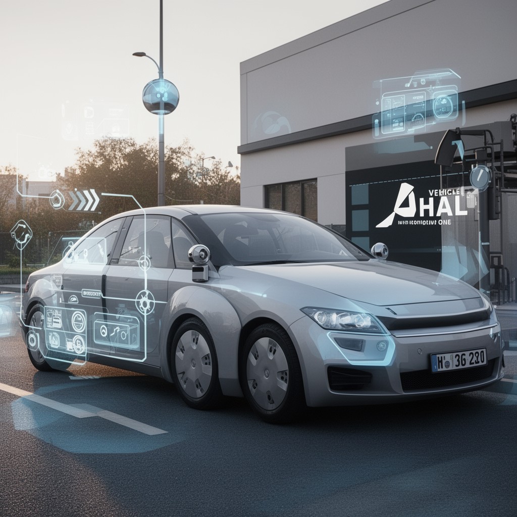 AI-generated illustration of Vehicle HAL