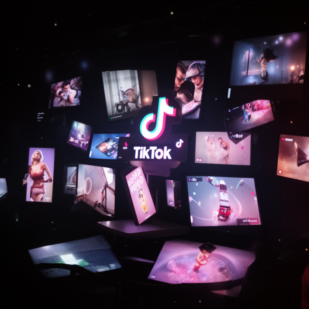 AI-generated illustration of TikTok