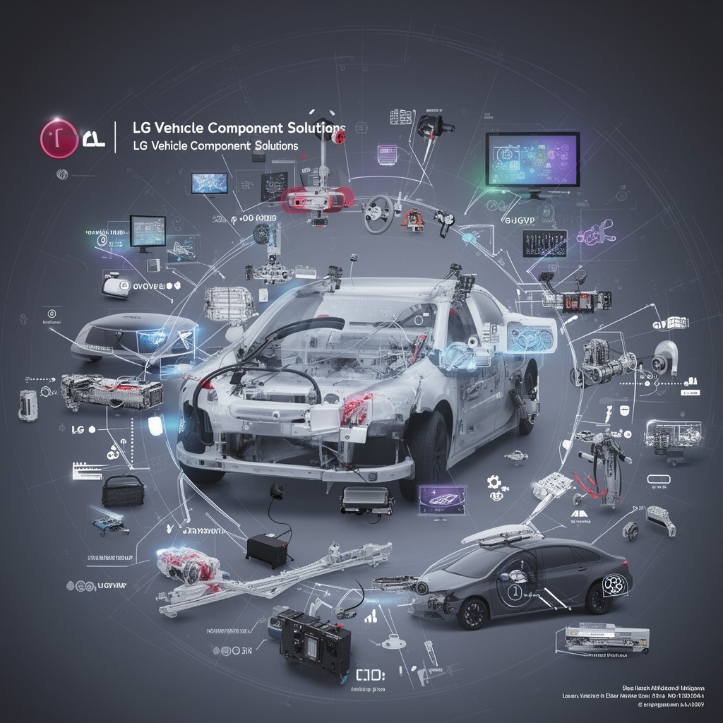 AI-generated illustration of LG Vehicle Component Solutions