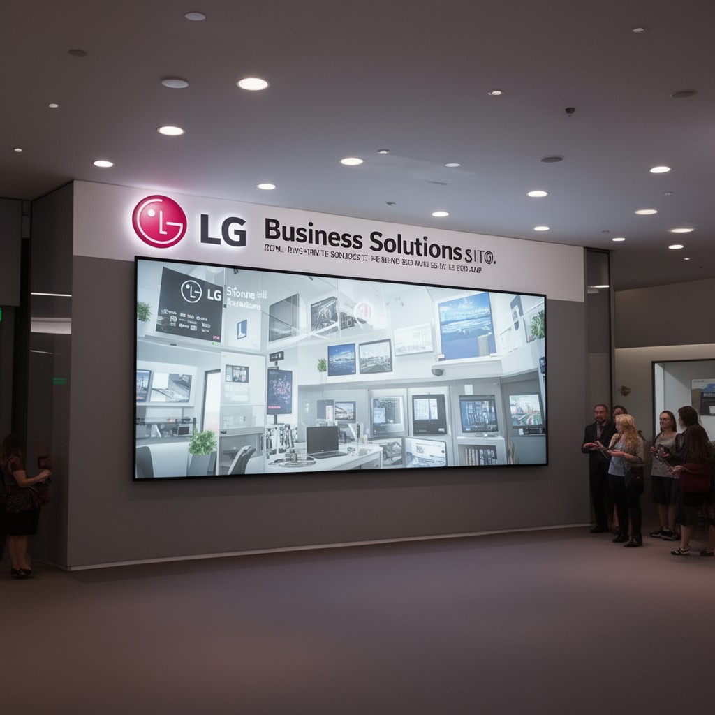 AI-generated illustration of LG Business Solutions